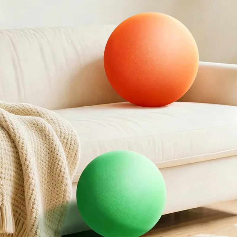 High Bounce Indoor Basketball Silent Ball 18CM Foam Sponge Quiet Dribbling Sensory Integration Sports Toys For Kids Boys Girls