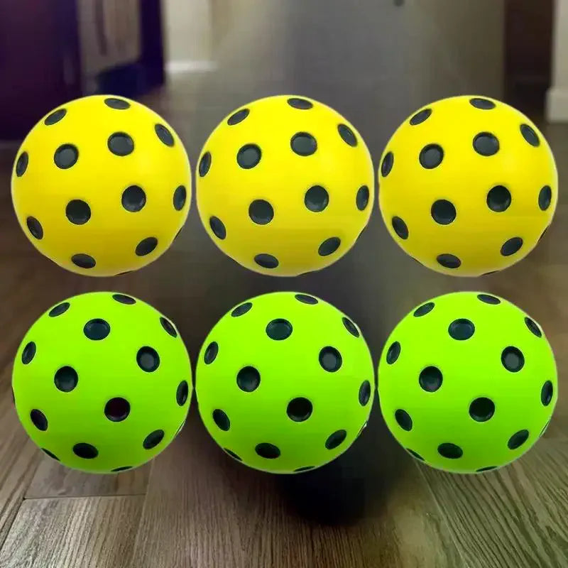 1PC PU Foam Silent Ball for Indoor Pickleball Activities with High Bounce Resistance, Non-Disturbing.