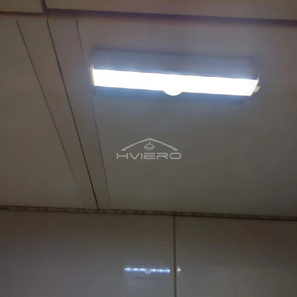 1/2/4/8X Smart Perception Closet Stairs Lighting 6/10LED PIR Motion Sensor Lamp Cupboard Wardrobe Bed Under Cabinet Night Light