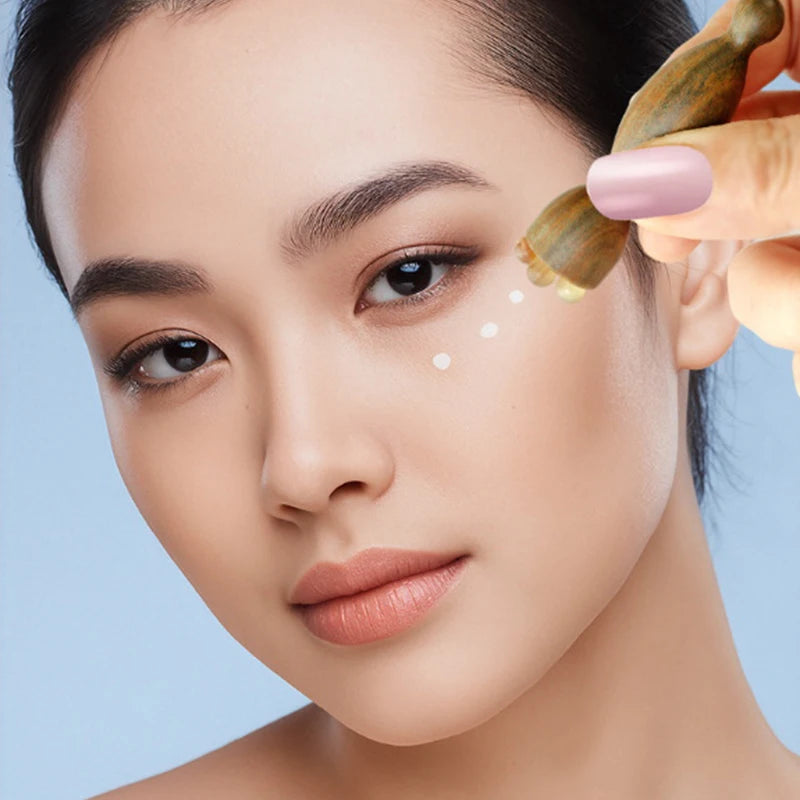 Sandalwood Face Massage Tools Gua Sha Face Skin Care Massage Sticks Lotus Seedpod Shape Massager Facial Physiotherapy Tool