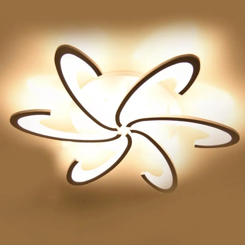 Modern Ceiling Lamp Indoor Acrylic Lustre For Bedroom Living Dining Room Kitchen Led Chandelier RC Dimmable Pendant Light Decor