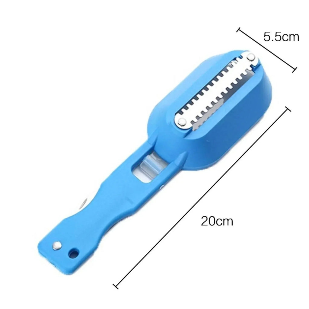 Fish Skin Brush Fast Fish Scale Remover Scraper Planer Tool Fish Scaler Fishing Knife Cleaning Kitchen Cooking Accessories