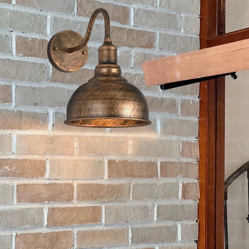 Loft Retro Industrial Indoor Wall Lamp Minimalist garden light Iron Lamp Restaurant Corridor Balcony Wall Light