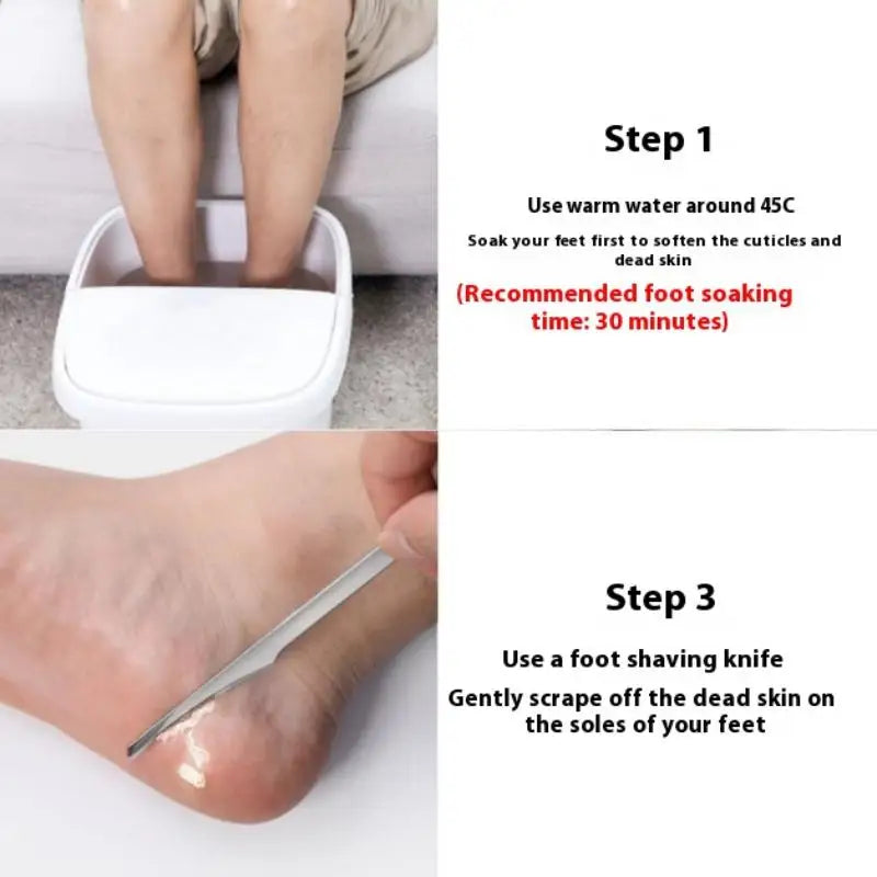 5Pcs Manicure Pedicure Tools Toe Nail Shaver Feet Pedicure Knife Kit Foot Callus Rasp File Dead Skin Remover Foot Care Tools
