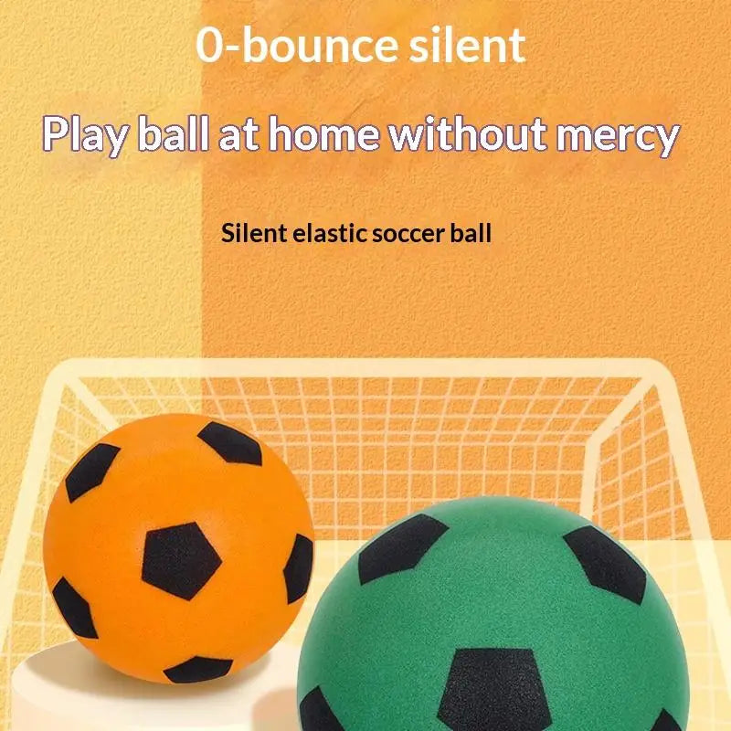 NEW 3 Colors High-Elastic Indoor Silent Football PU Foam Practice Ball Comes With A Net Bag For Home Use And Skill Development