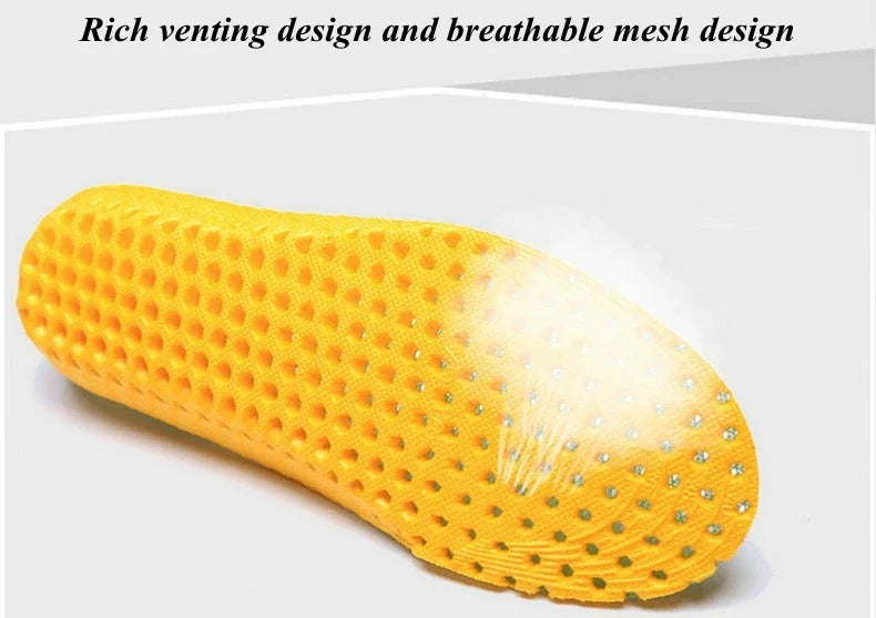 Memory Foam Insoles for Sneakers Honeycomb Breathable Insole Sports Shoe Pad Inserts Orthopedics Flat Feet Pads for Woman Man