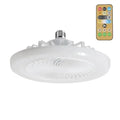 Smart 3-in-1 Ceiling Fan with Remote Control Lighting Lamp E27 Converter Base 85-265V Lighting Base for Bedroom and Living Room