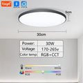 30W 36W Smart LED Ceiling Light RGB Dimming APP TUYA Remote Control Timing Indoor Home Decor Bluetooth WIFI Bedroom Living Room