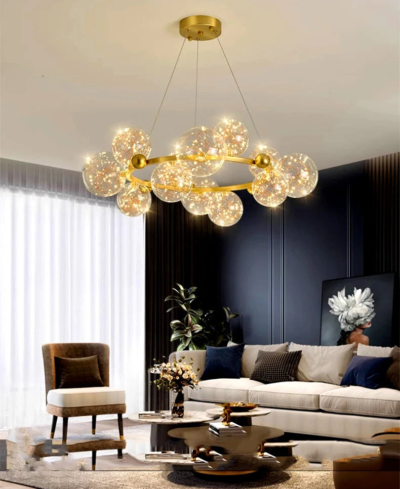 Modern home decor led lights pendant light lamps for living room Chandeliers for dining room hanging light indoor lighting