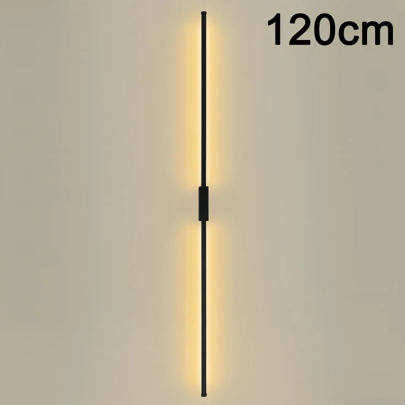 Indoor LED  long wall lamp  Nordic style Long LED Wall Light  Home Decoration Bedroom Living Room Sofa Background