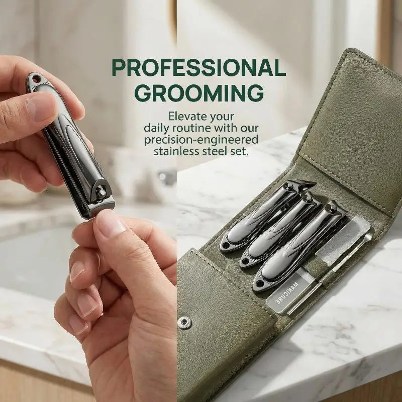 Manicure Set Personal Care Nail Kit 5 Pieces Nail Set Grooming Kit