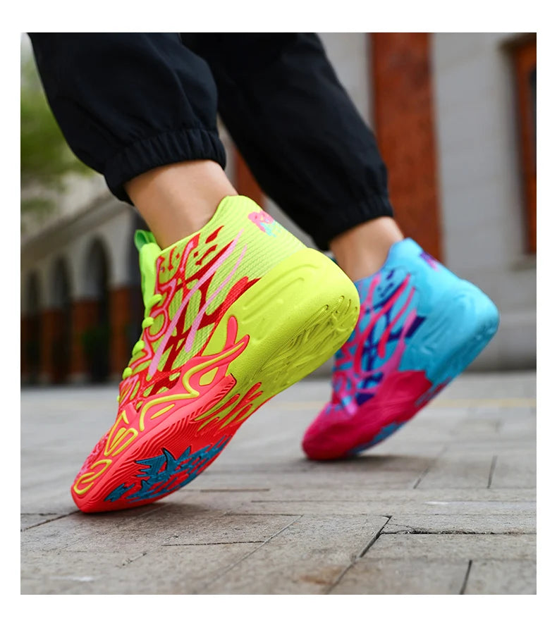 739 High Quality Mens Basketball Sneakers Breathable Cushioning Training Sports Shoes Youth Gym ForMotion Basketball Shoes 35-45