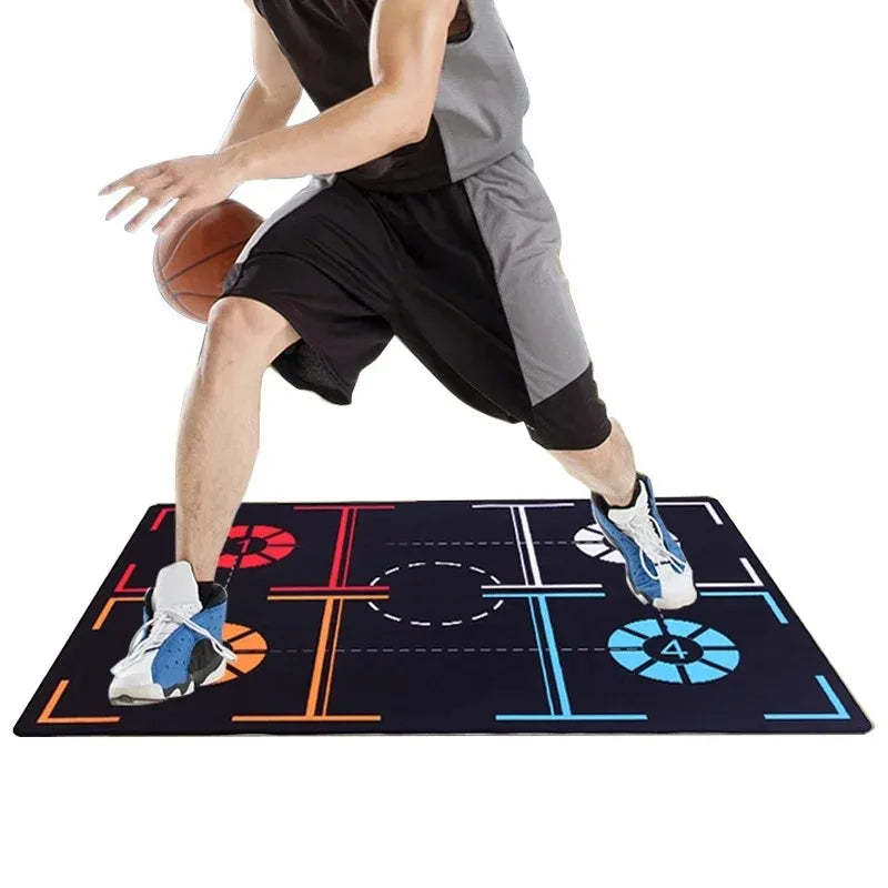 Basketball Train Mat  Non Slip Soundproof Material Training Anti Slip Mats Stain Easy To Maintain Indoor Water Absorption