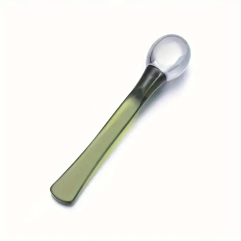 1pc Eye Roller Massage Stick Eye Cream Applicator Cosmetic Spatula Anti Wrinkle Facial Spoon Gold Alloy Face Thin Skin Care Tool
