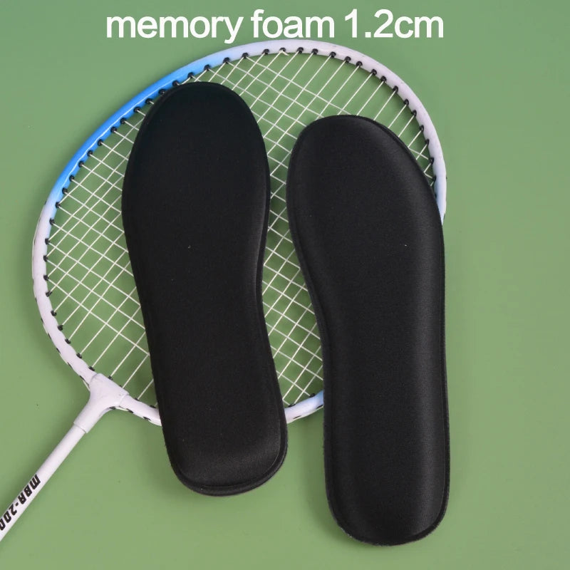 One Pair  Memory Foam Shoe Insoles Breathable Absorbing Arch Soft Comfortable Athletic Insole Shock Sport Shoes Pad Pain Relief