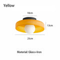 Contemporary Vintage Glass Ceiling Light Entry Hall Balcony Light Bedroom Study Hallway Porch Kitchen Bathroom Light Fixture