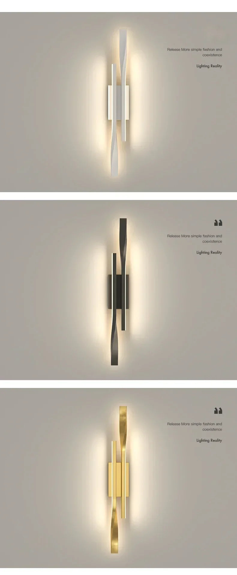 Luxury LED Wall Sconce Lamp Indoor Lighting Fixture  Bedside Bedroom Living Corridor Modern Home Decoration Wall Light Sconces