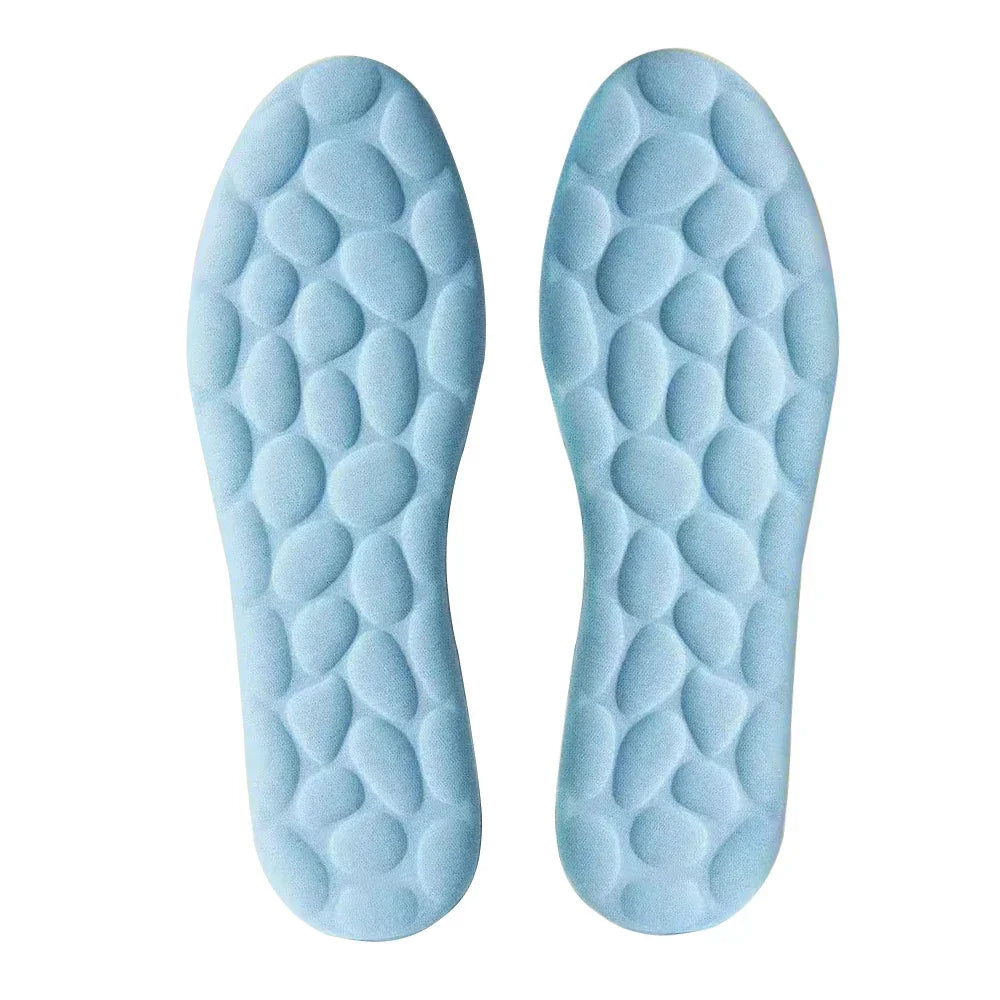 2/4pcs Soft Massage Memory Foam Insoles for Sport Running Shoes Sole Breathable Cushion Pads Women Men Feet Orthopedic Insoles
