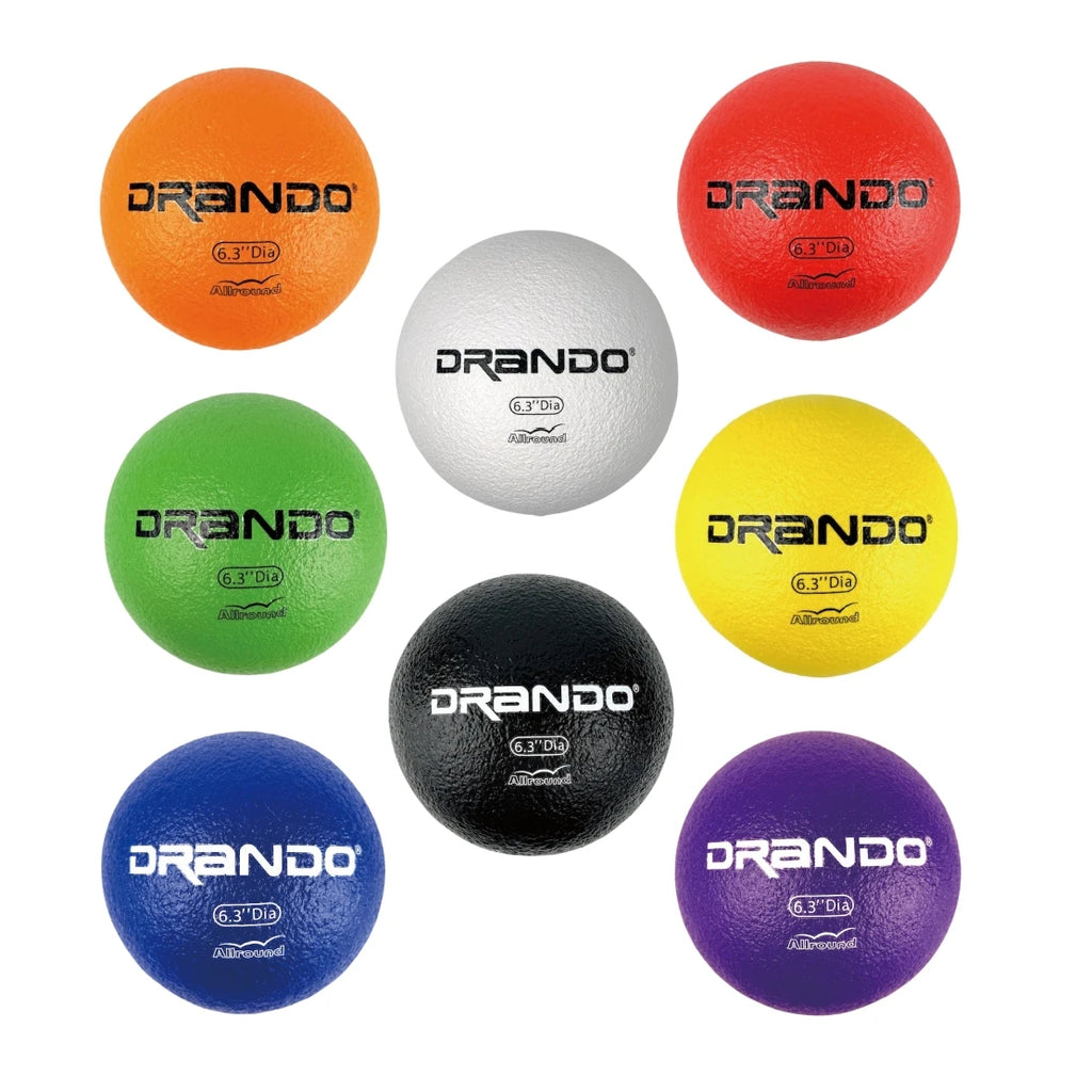 Dodgeball, 6.3 inch Skin Foam Dodgeball,  Low Bounce, Handball, Kickball, Playground Ball, Team ball Sports, Soft Skin