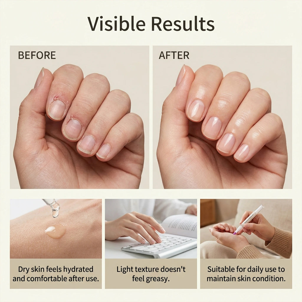 Nail care pen - Gentle care for smooth and shiny nails, moisturizing and smooth, convenient for daily maintenance and care.