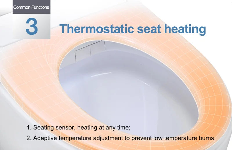 Bathroom New Design Smart Toilet Cleaning Automatic Intelligent Toilet Smart Toilet Floor Mounting