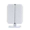 Smart LED Makeup Mirror 270° Rotatable Tri-Fold Vanity Mirror Touch Screen Dimmable Rechargeable Beauty Mirror for Desktop