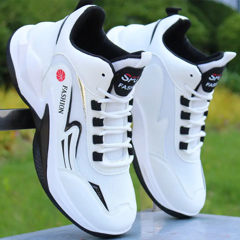 Men's Breathable Sport Shoes Non-Slip High-Top Gym Sneakers 2025 Cushioning Basketball Footwear Male Zapatillas
