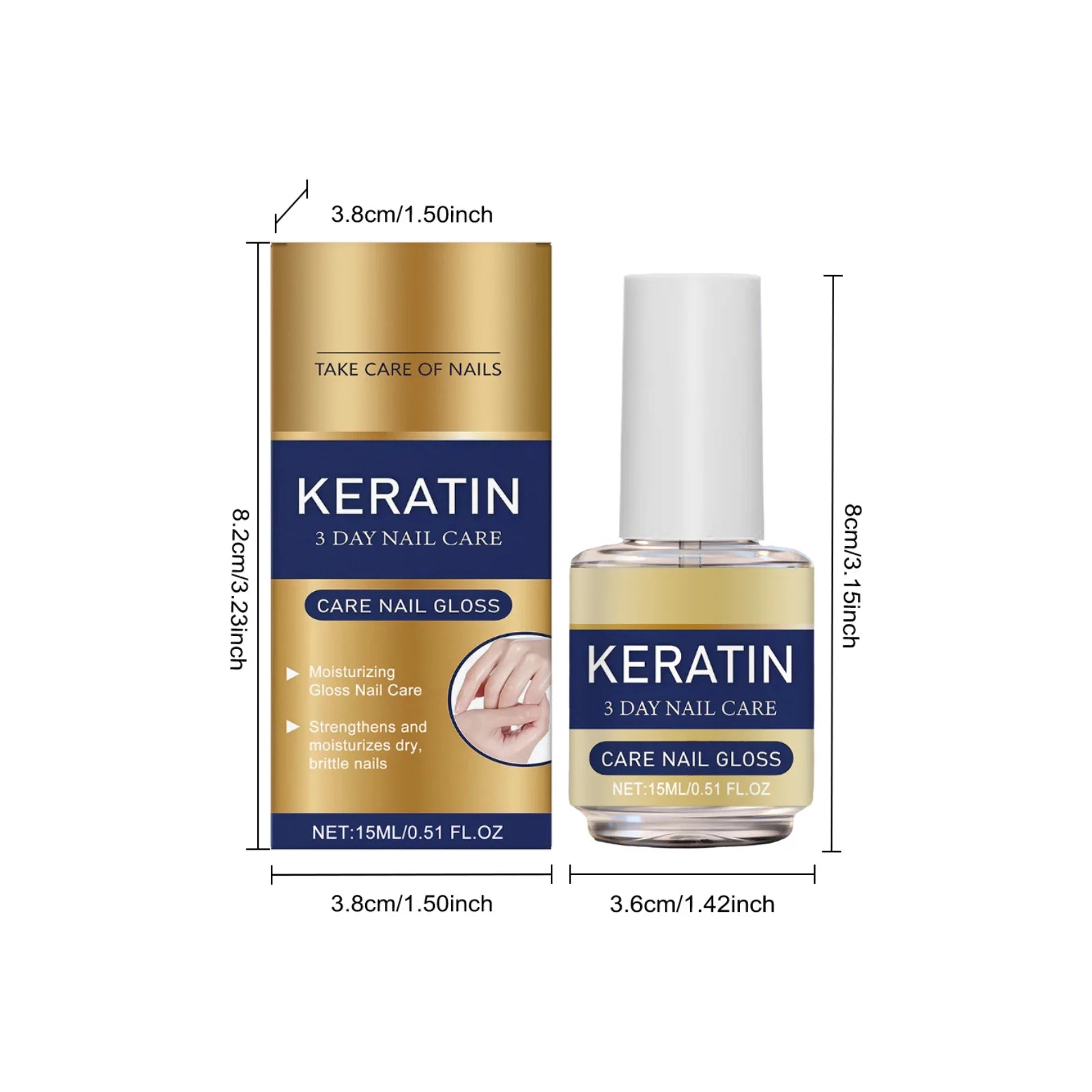 Nail Care Serum Nutritional Treatment Damaged Strengthen Brighten Health Edge Professional Supplies Hand Nail Nourish Essences
