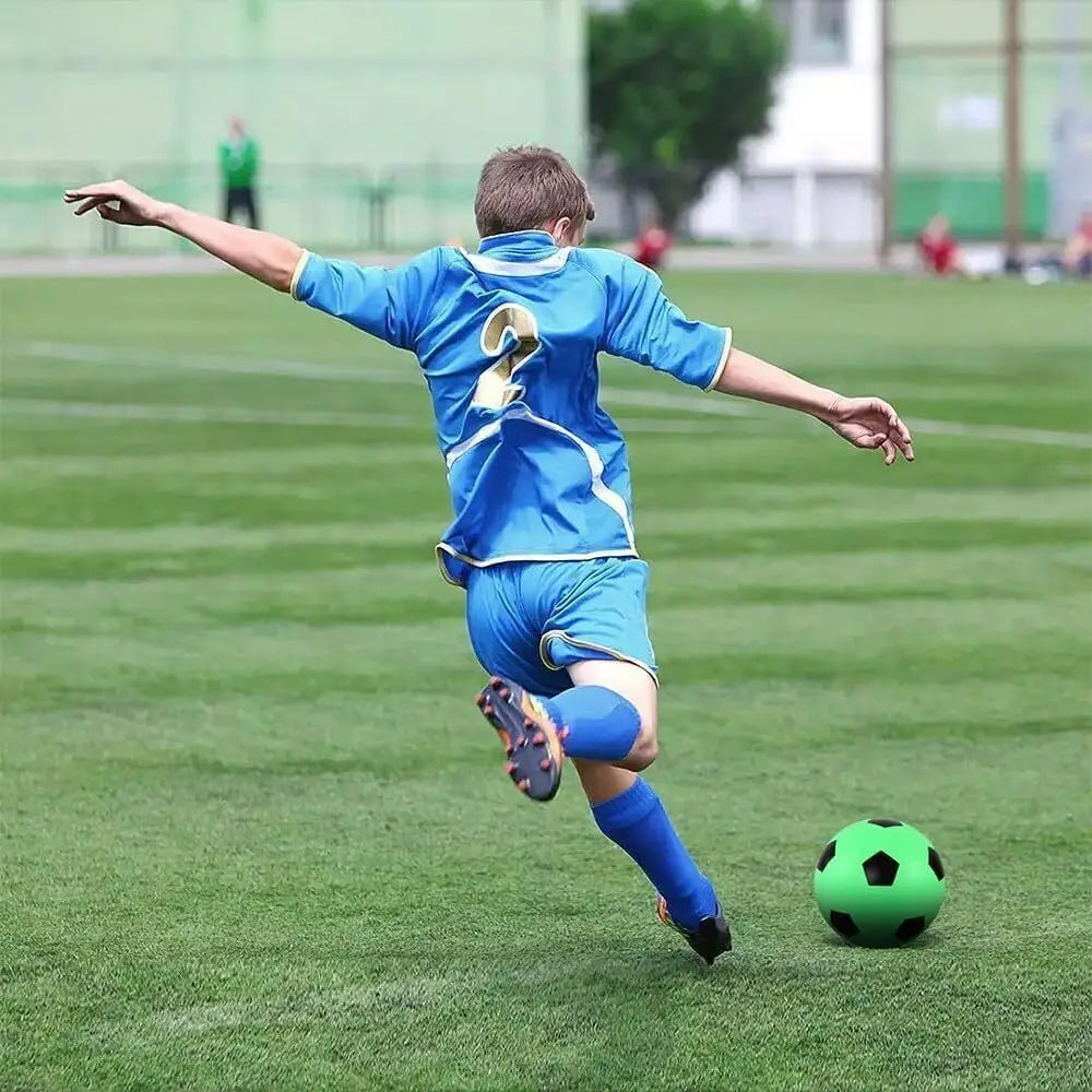 The Handleshh Silent Football Lightweight Low Noise Foam Soccer Ball Kids Outdoor Sports