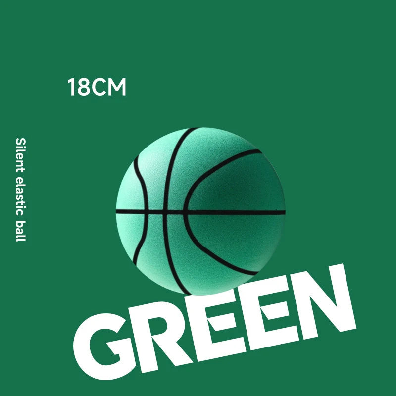【YY26】18/21/24cm Bouncing Mute Ball Indoor Silent Basketball With Hoop High-Resilience Lightweight Mini Basketball Kids Gifts