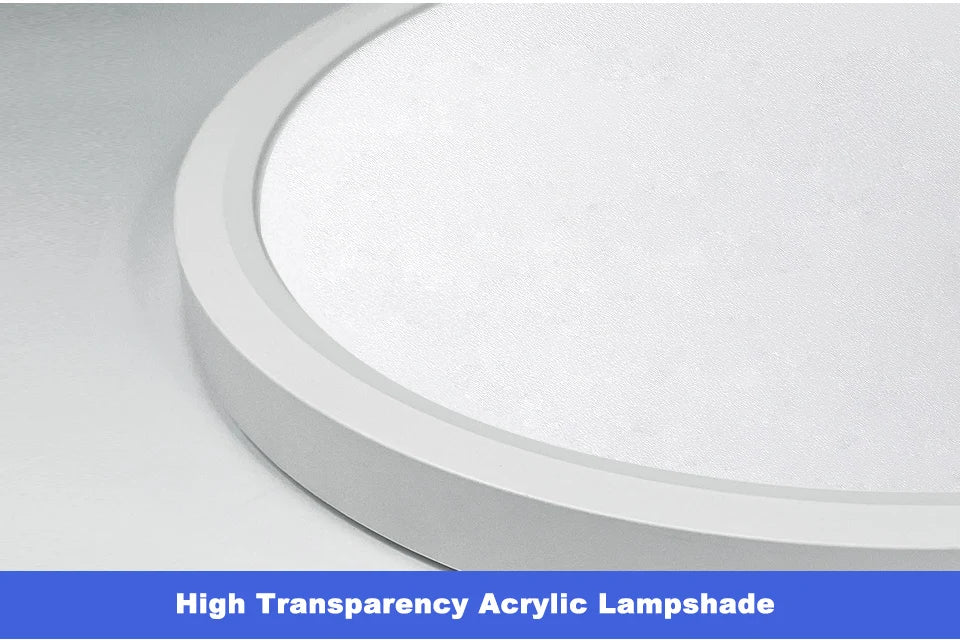 Smart Ceiling Lights 0.94 Inch Remote APP Control Ultra Thin Dimmable Modern Round LED Ceiling Lamp Bedroom Dining Room Kitchen