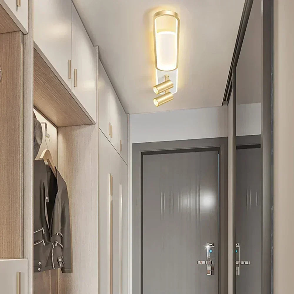 Modern LED Ceiling Lights with Spotlight Aisle Chandelier for Living Room Hallway Cloakroom Lamps Home Indoor Lighting fixtures