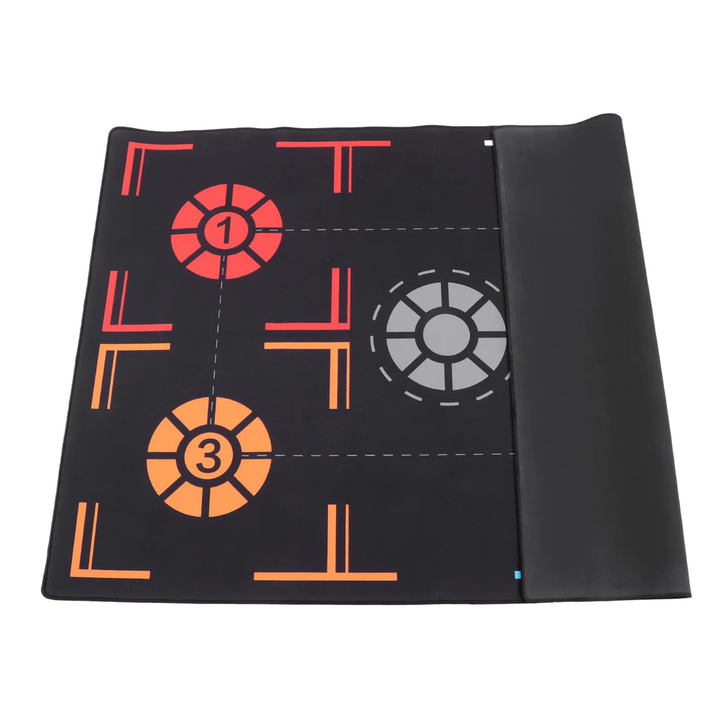 Indoor Sound Insulation Basketball Footstep Mat 2mm Basketball Training Mat Mute Rubber Basketball Training System for Kids