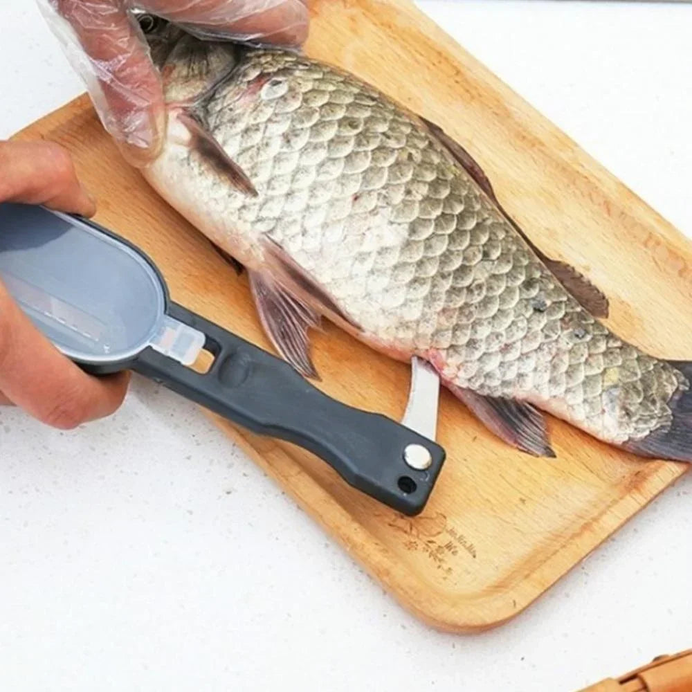 Fish Skin Brush Fast Fish Scale Remover Scraper Planer Tool Fish Scaler Fishing Knife Cleaning Kitchen Cooking Accessories