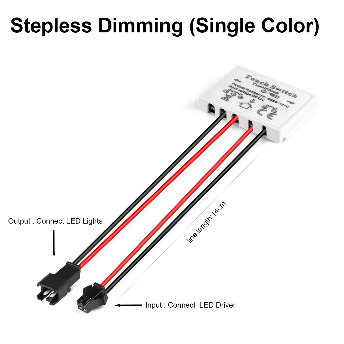 Bathroom Mirror LED Strip Light LED Switch Touch Sensor 12v LED Dimmer Switch LED Controller For Bedroom Mirrors Interior Decor