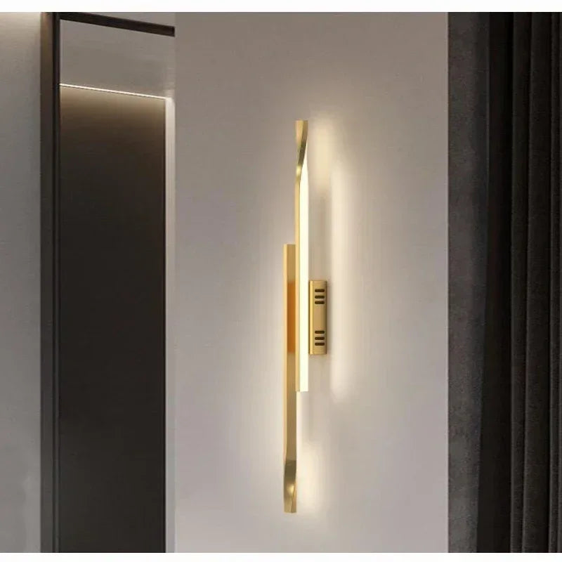 Led Wall Lamp Indoor Lighting Fixture Tv Bedside Bedroom Living Corridor Modern Home Decoration Modern Nordic Wall Light Sconces