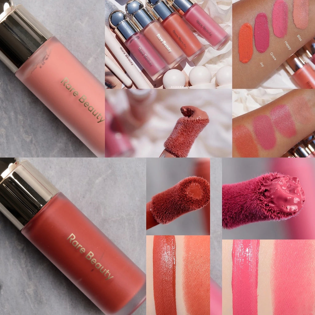 Rare Beauty Soft Pinch Liquid Blush Silky and Glides On Smoothly Long Lasting Plump Makeup Hope Love Virtue Happy Wonder Worth