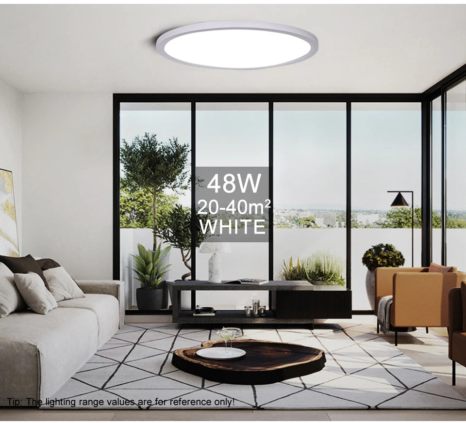 Smart Led Ceiling Lights 20Inch Large APP Remote Control Dimmable Ultra thin Smart Lamp For Living Room Bedroom Led Lights