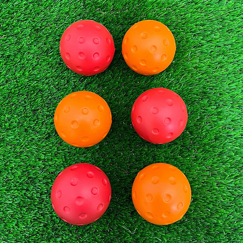 Silent & Sturdy Indoor Pickleball Balls, 1/3pcs, 74mm, PU Foam, Suitable for Practice and Tournaments