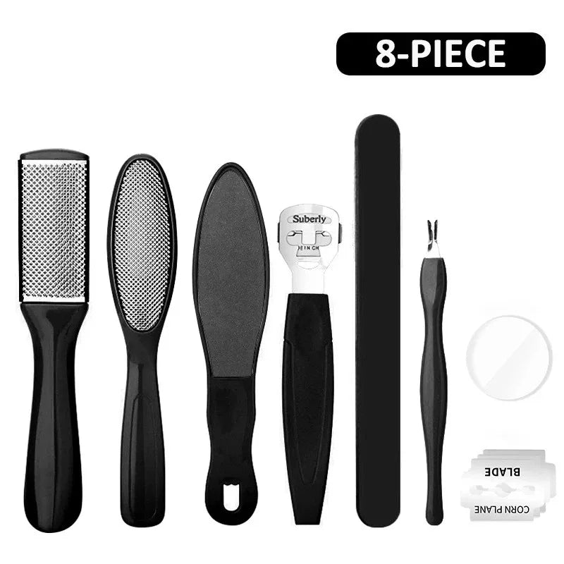 Pedicure Kit 10 in 1 Professional Pedicure Tools Set Foot Rasp Peel Callus Dead Skin Remover Feet Care Pedicure