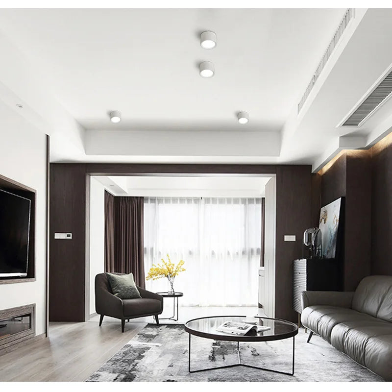 Dimmable LED downlight indoor lighting 5W 7W 9W 12W 15W 18W 20W Surface mounted downlight LED ceiling light spotlight AC110V220V