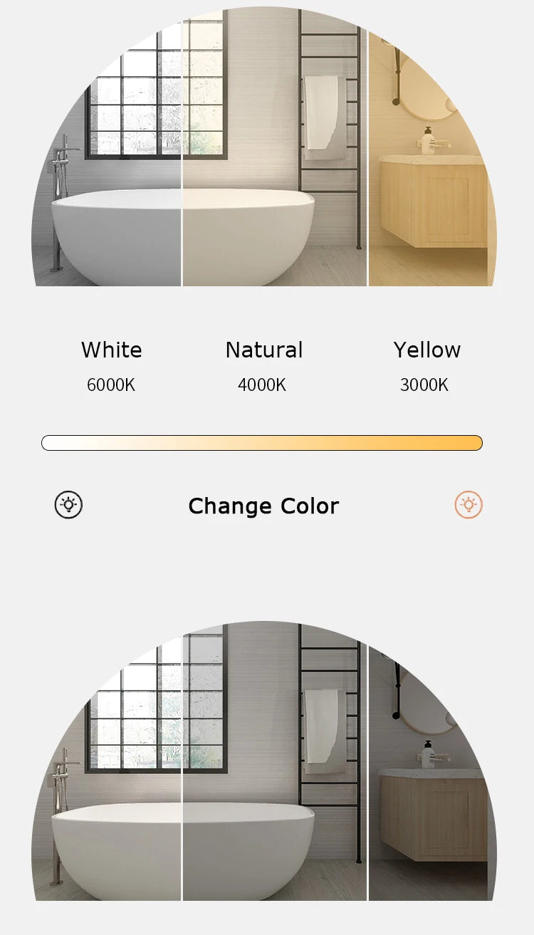 Upright Irregular Bathroom Mirror Smart 3 Color Adjustable LED Multifunction LIght With Bluetooth Speaker For Hotel Cloakroom