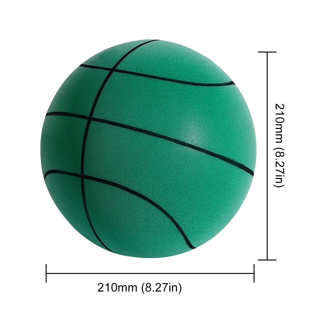 Bouncing Mute Ball 18/21/24cm Silent Foam Basketball Indoor Silent Ball Pat Basketball Silent Toddler Toys Air Bounce Basketball