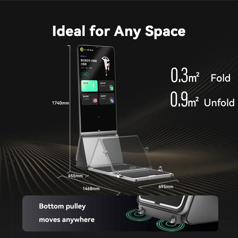 Luxury Smart Digital Gym Mirror for Home & Yacht Touch Screen & WiFi Feature Smart Beauty Mirror