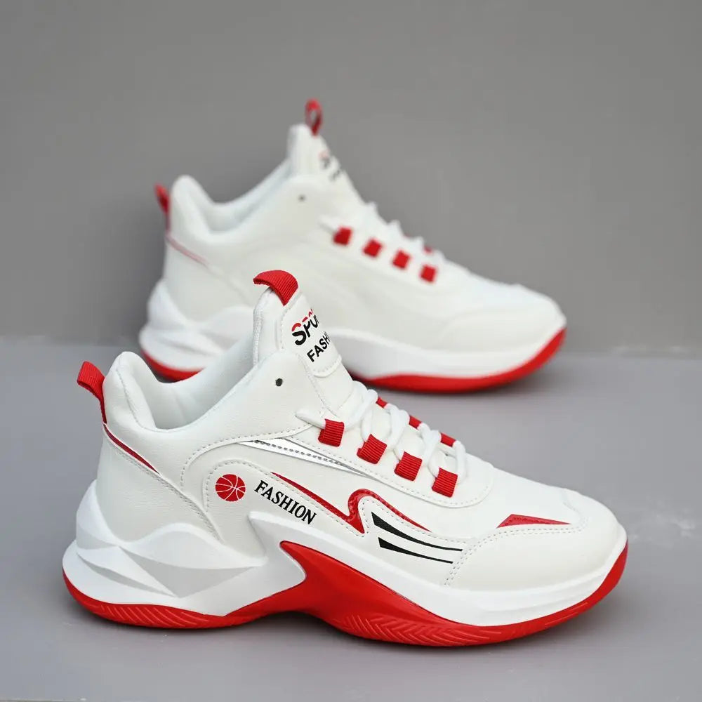 Men's Breathable Sport Shoes Non-Slip High-Top Gym Sneakers 2025 Cushioning Basketball Footwear Male Zapatillas