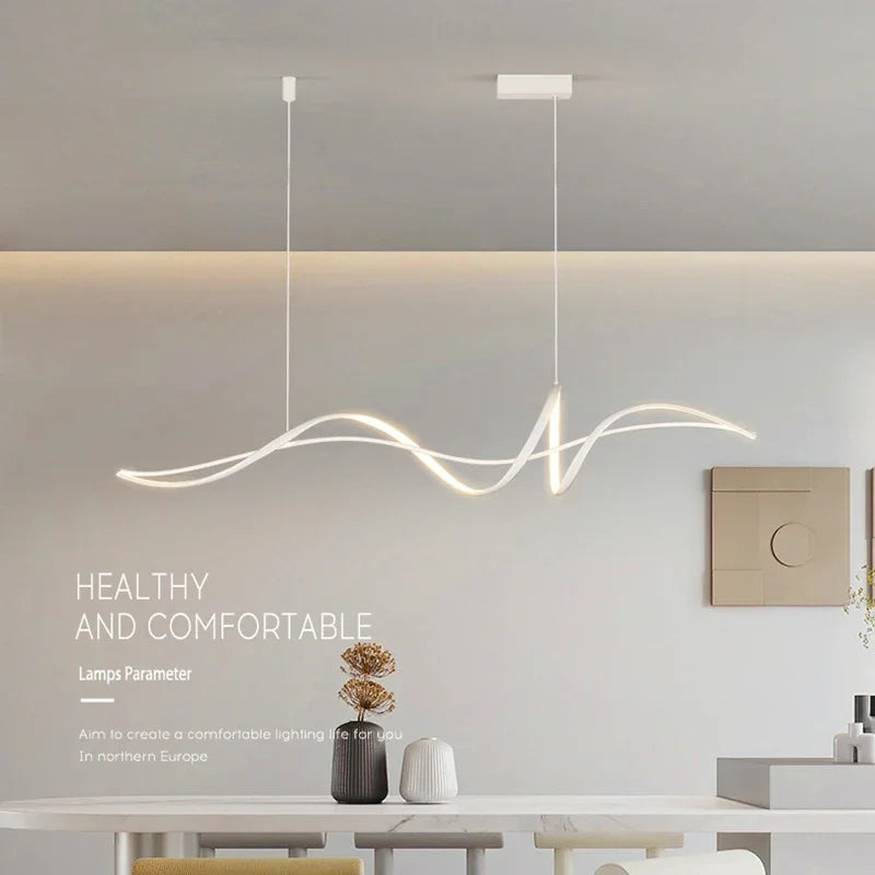 2025Modern Smart Pendant Lights for Dining Room Home Decoration Lamp Chandeliers Living Room Lighting Lustres Luminaria