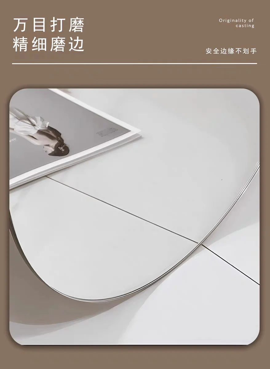Room Decoration Oval Smart Bathroom Mirror Hotel Toilet Mirror LED Lighted Bathroom Mirror Wall Mounted Smart Decorative Mirrors