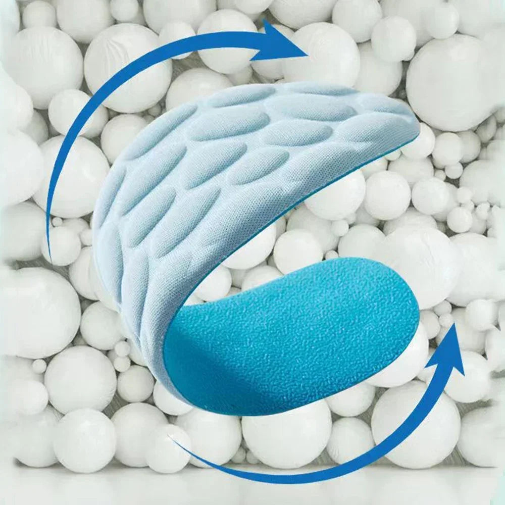 2/4pcs Soft Massage Memory Foam Insoles for Sport Running Shoes Sole Breathable Cushion Pads Women Men Feet Orthopedic Insoles