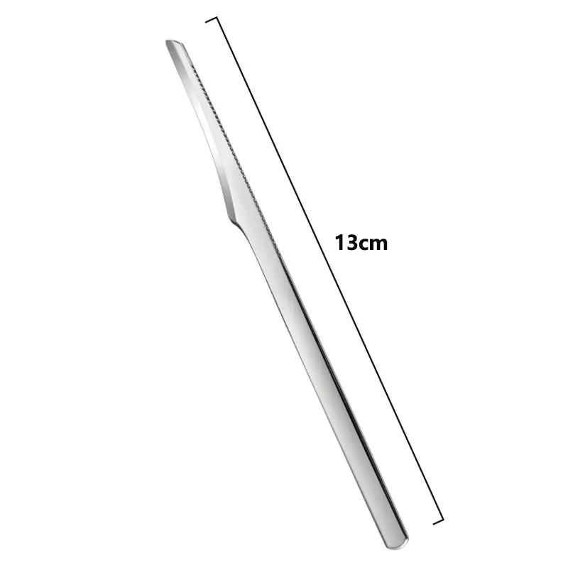 Stainless Steel Pedicure Knife Tools Professional Foot Scrubber Dead Skin Remover Exfoliating Foot Scraper Knife Foot Care Tool