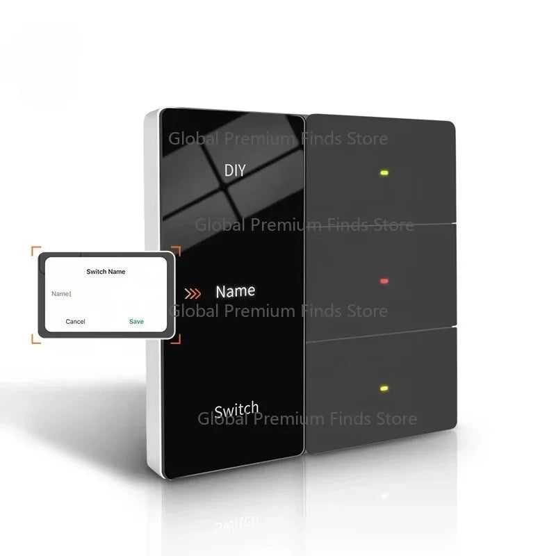 Hotel Name Lux-ury Sm-art Lighting Switch with Display Voice Control Sm-art Home Products